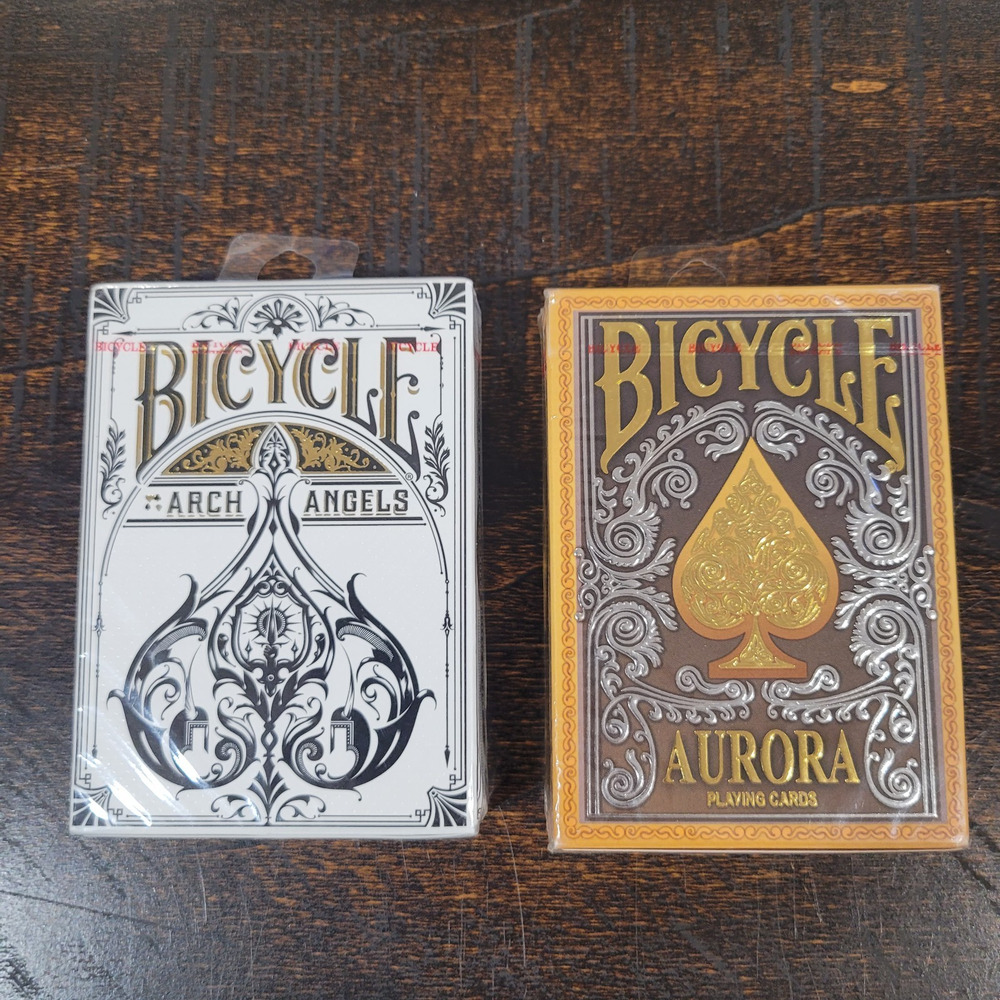 Aurora and Arch Angels Deck Bicycle Playing Cards Poker Size Collectible Sealed